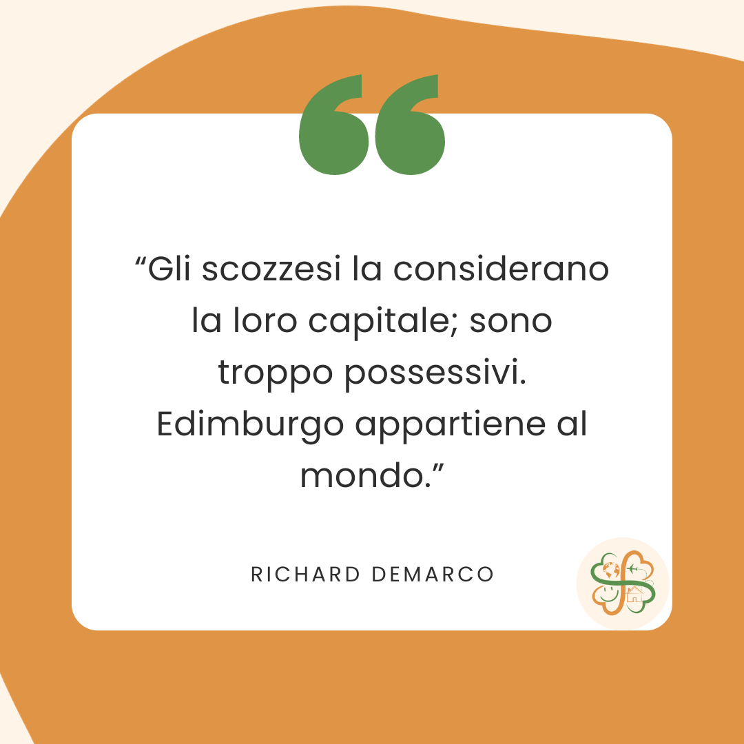 Citazione vivere a Edimburgo: Gli scozzesi la considerano la loro capitale sono troppo possessivi edimburgo appartiene al mondo