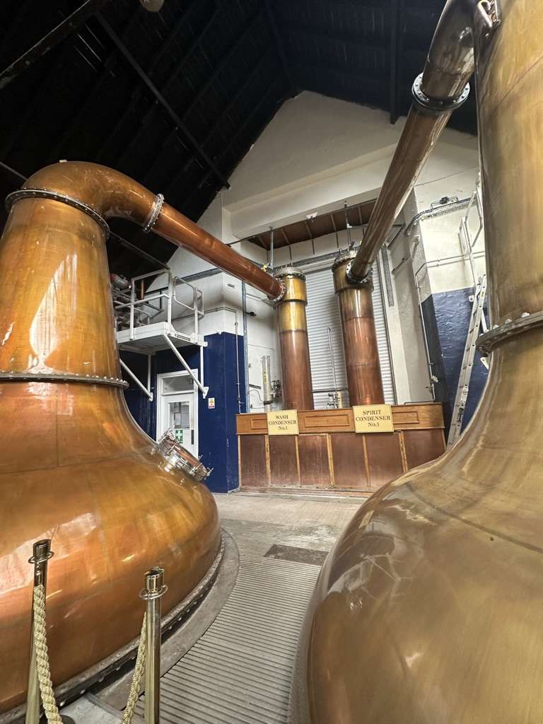 Due distillatori di Whisky