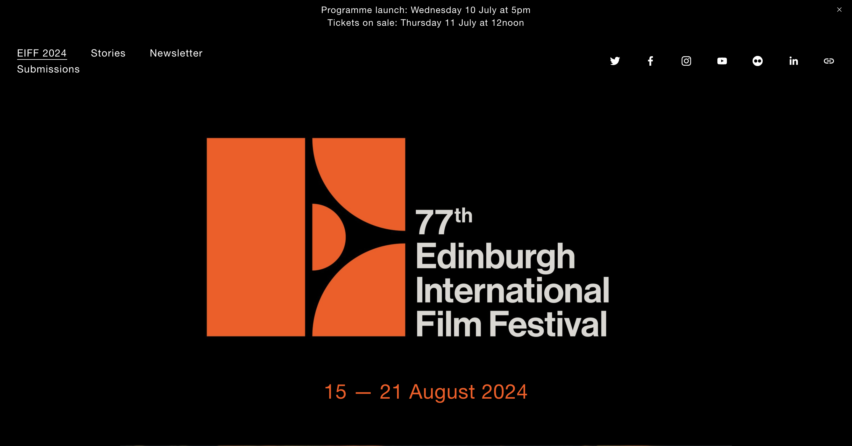 Sito web international film festival di edimburgo