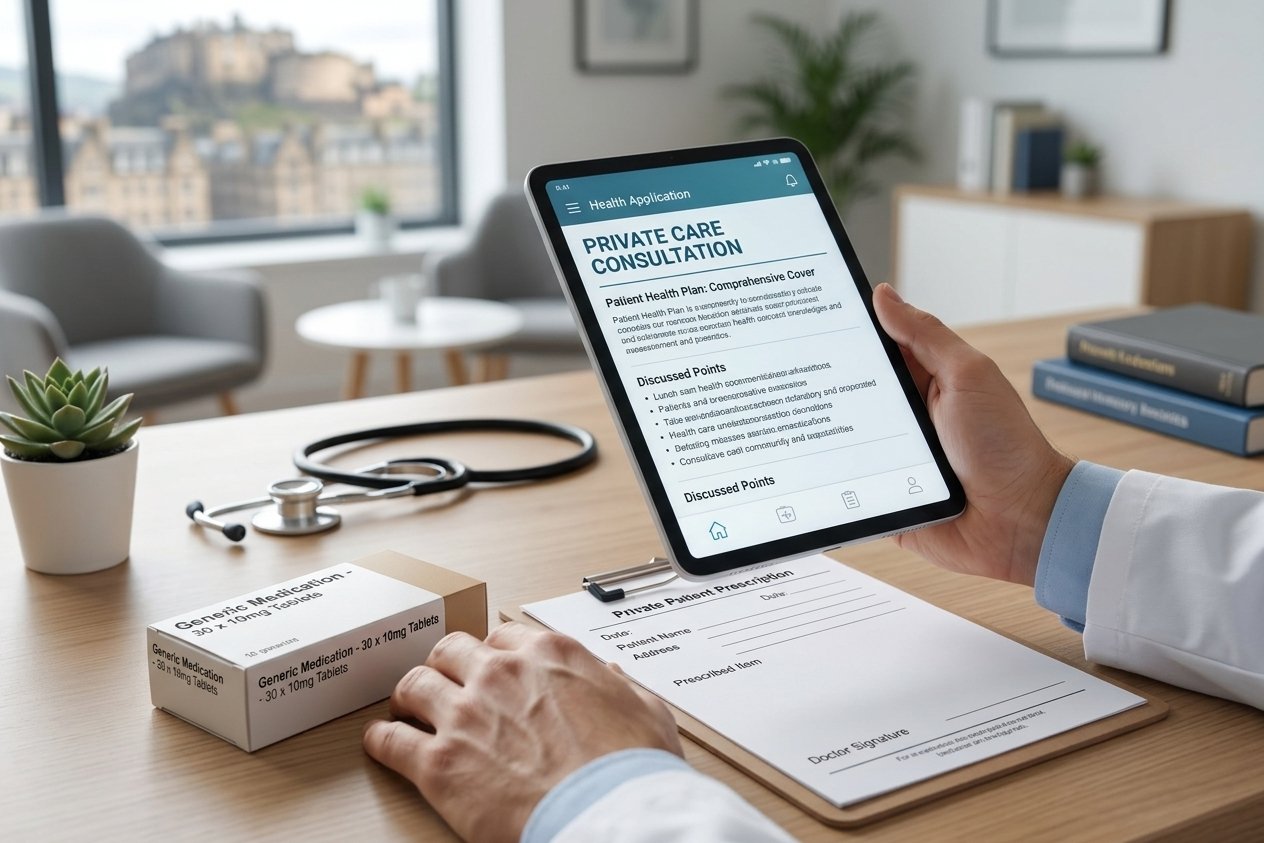 Le assicurazioni sanitarie private offrono un accesso rapido a consulti e cliniche specialistiche in Scozia.