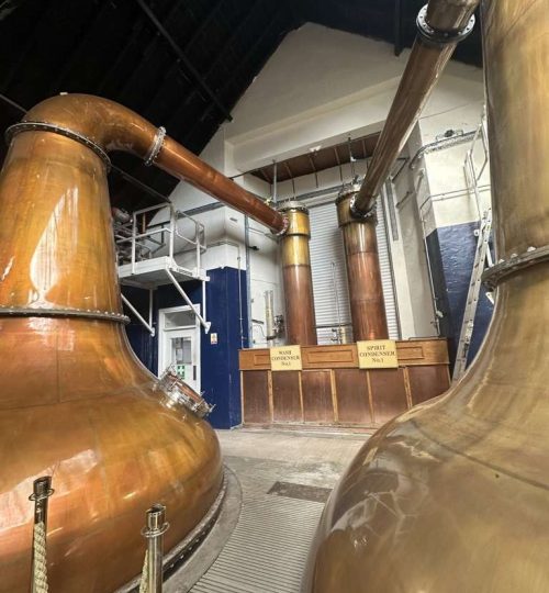 Due distillatori di Whisky